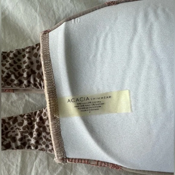 ACACIA Swim Set: Coconuts Stitched Bandeau Bikini Top & Baldwin Stitched Bottom - Picture 3 of 4